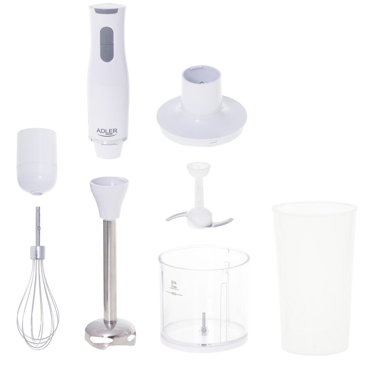 Adler hand blender, 2 speeds, white, 800W, AD 4620
