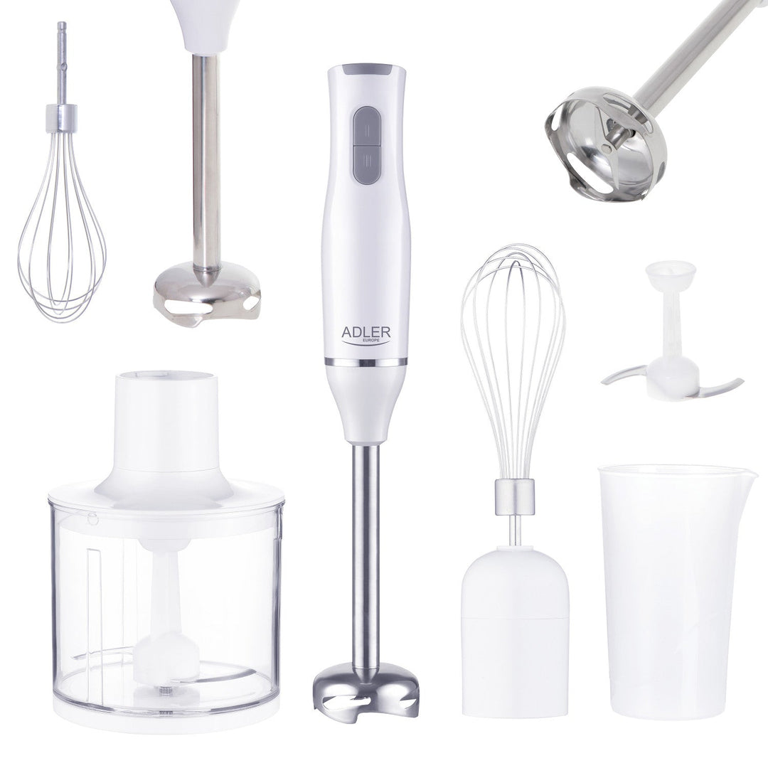 Adler hand blender, 2 speeds, white, 800W, AD 4620