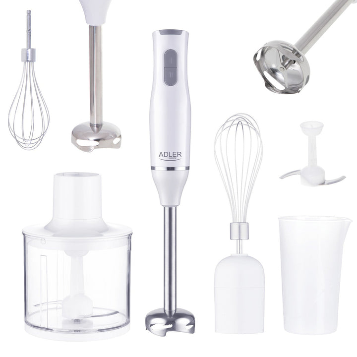 Adler hand blender, 2 speeds, white, 800W, AD 4620