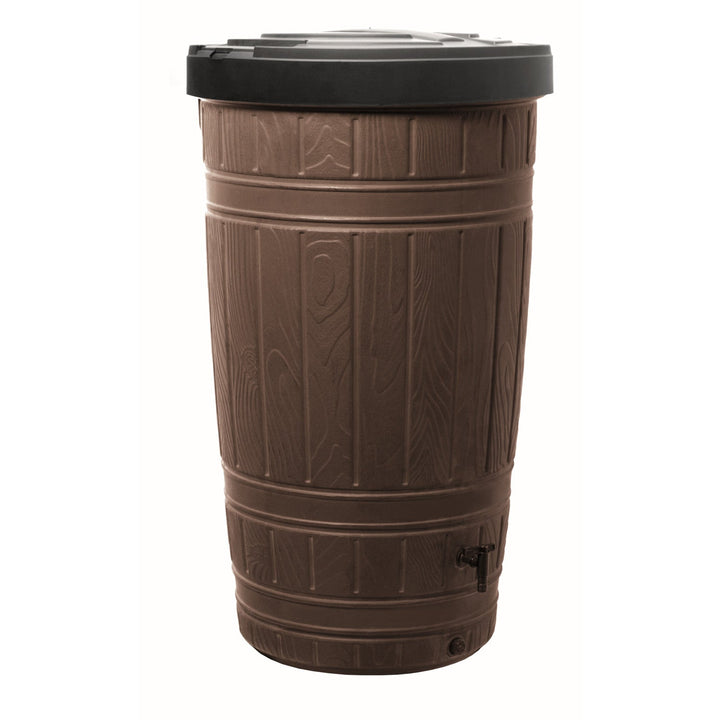 Rainwater container, capacity 265l, brown, Woodcan
