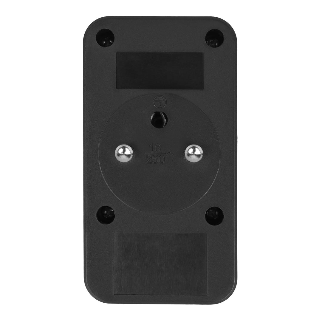 Maclean current socket x2 + 4xUSB, splitter with 2 sockets, 2xUSB A, 2xUSB C PD 20W, 1x16A + 1x6A, MCE249 F/B