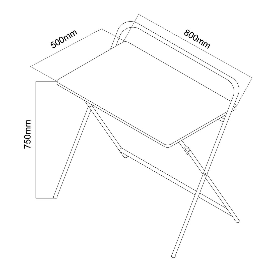 Maclean multifunctional laptop desk table, black, top 50x80cm, 50kg max, MC-127 B