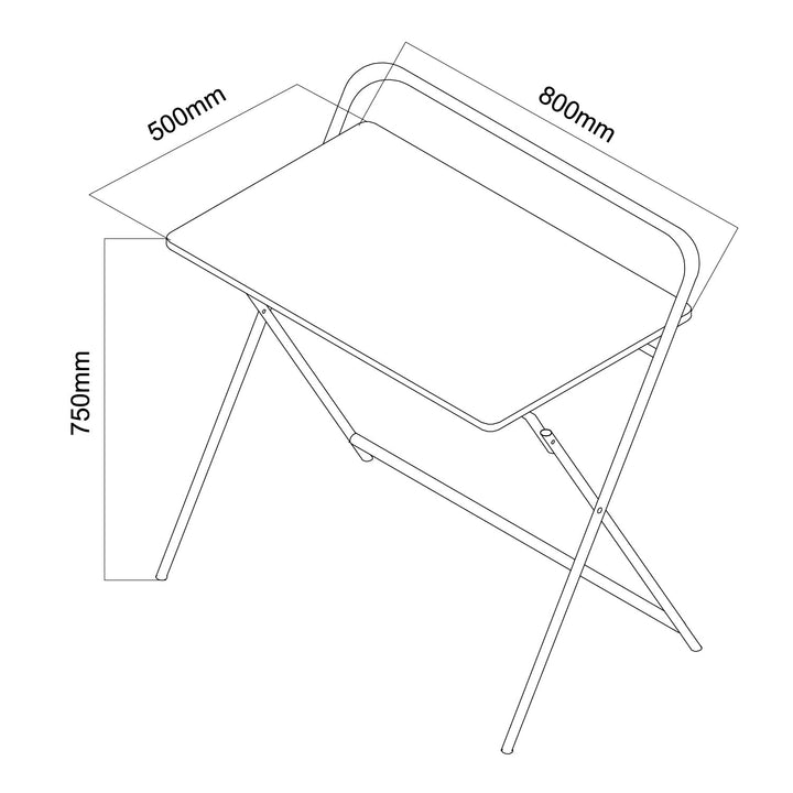Maclean multifunctional laptop desk table, black, top 50x80cm, 50kg max, MC-127 B