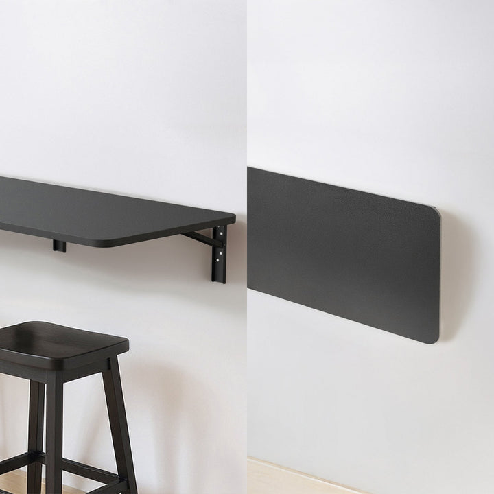 Maclean folding shelf/top, black, 100x40 cm, max 50 kg, MC-128 B