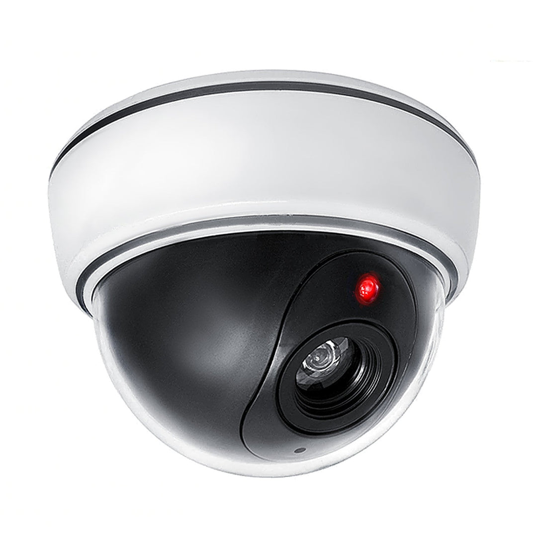 Dummy dome camera set, flashing LED light, DC2300, 4 pieces