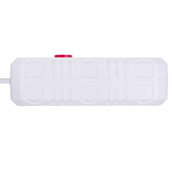 Maclean power strip, extension cord 2 sockets + 3xUSB, 110-240V AC 50/60Hz, 2.1A max 2500W, 1.5m, white, MCE387 W