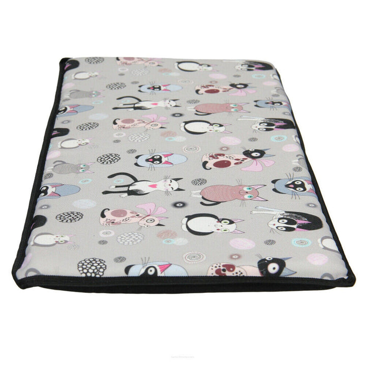 Cat bed cushion for windowsill 25x55cm Bertoni pattern CATNIP
