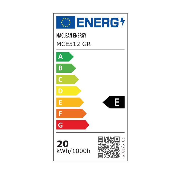Maclean motion sensor LED lamp, PIR motion sensor, grey, 20W, IP65, 2000lm, neutral white (4000K) MCE512 GR, 2 pieces