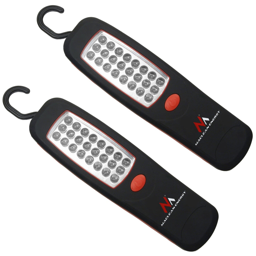 Maclean 24 LED workshop lamp, magnet, hook, MCE03 2 pieces