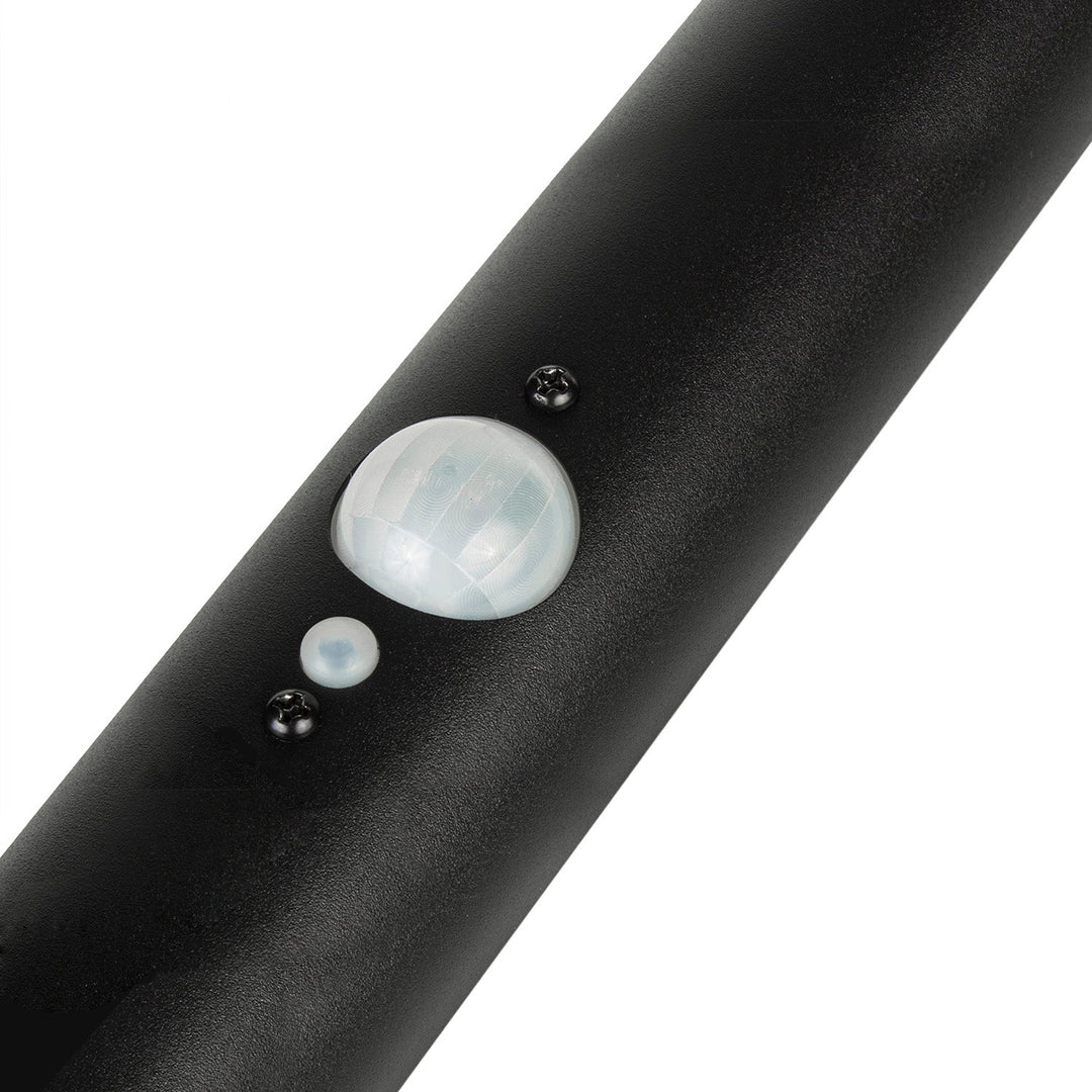 Maclean Solar LED Light, with sensor, 3 modes, plug-in, Li-ion 18650, IP44, 3.7V, 1200 mAh, Black, MCE465 B, 6 pieces