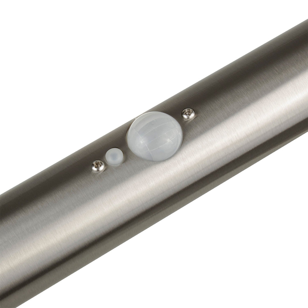 Maclean Solar LED Light, with sensor, 3 modes,plug-in, Li-ion 18650, IP44, 3.7V, 1200 mAh, Chrome matt, MCE465 C/M, 6 pieces