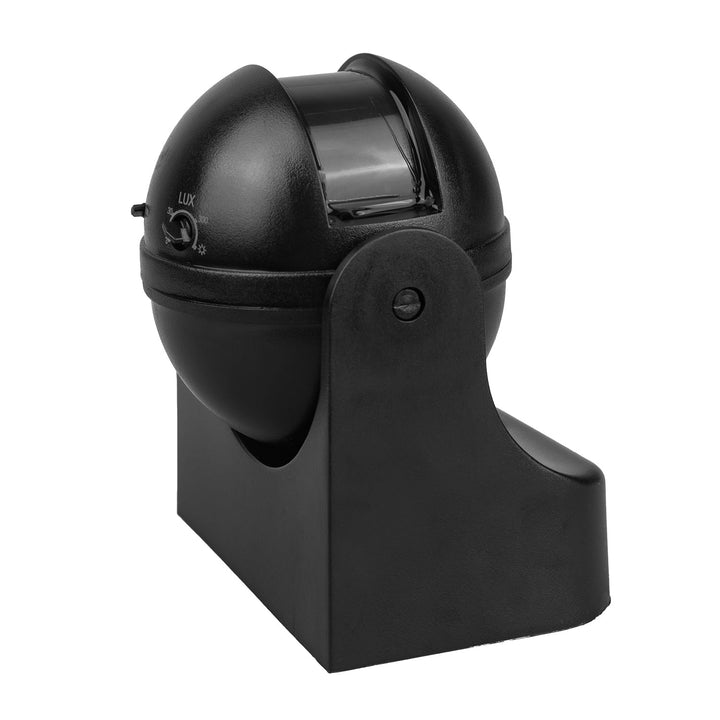 Maclean PIR motion sensor, infrared, IP44, black with black cover, range 12 m, max. load 300/1200 W, MCE358 B/B