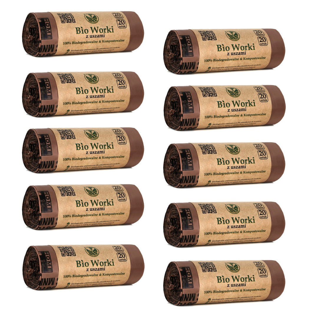 BIO compostable biodegradable bags 20 liters 10x20 pieces