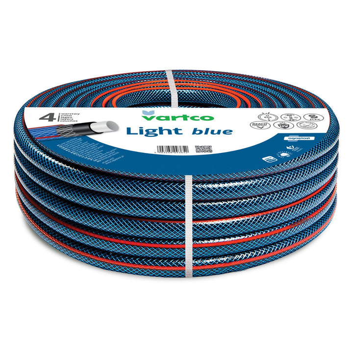 Vartco Light Blue 3/4" 100m 4 layer 22 bar garden hose