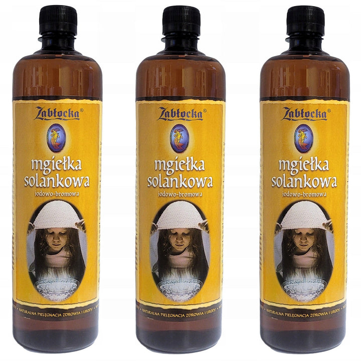 3x Zablocka Mgiełka Solankowa 950ml for inhalation in inhalers
