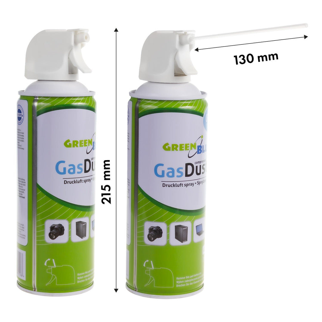GreenBlue GB400 compressed air 400ml pistol atomizer - pistol spray, 3 pieces