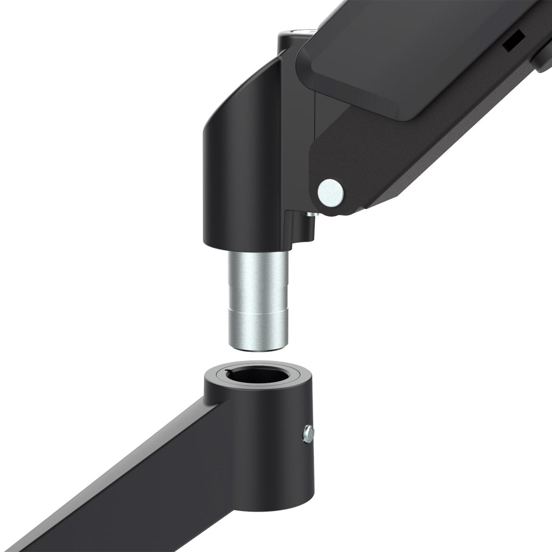Maclean monitor mount, gas spring, 17"-32", 2-10kg, black, MC-133