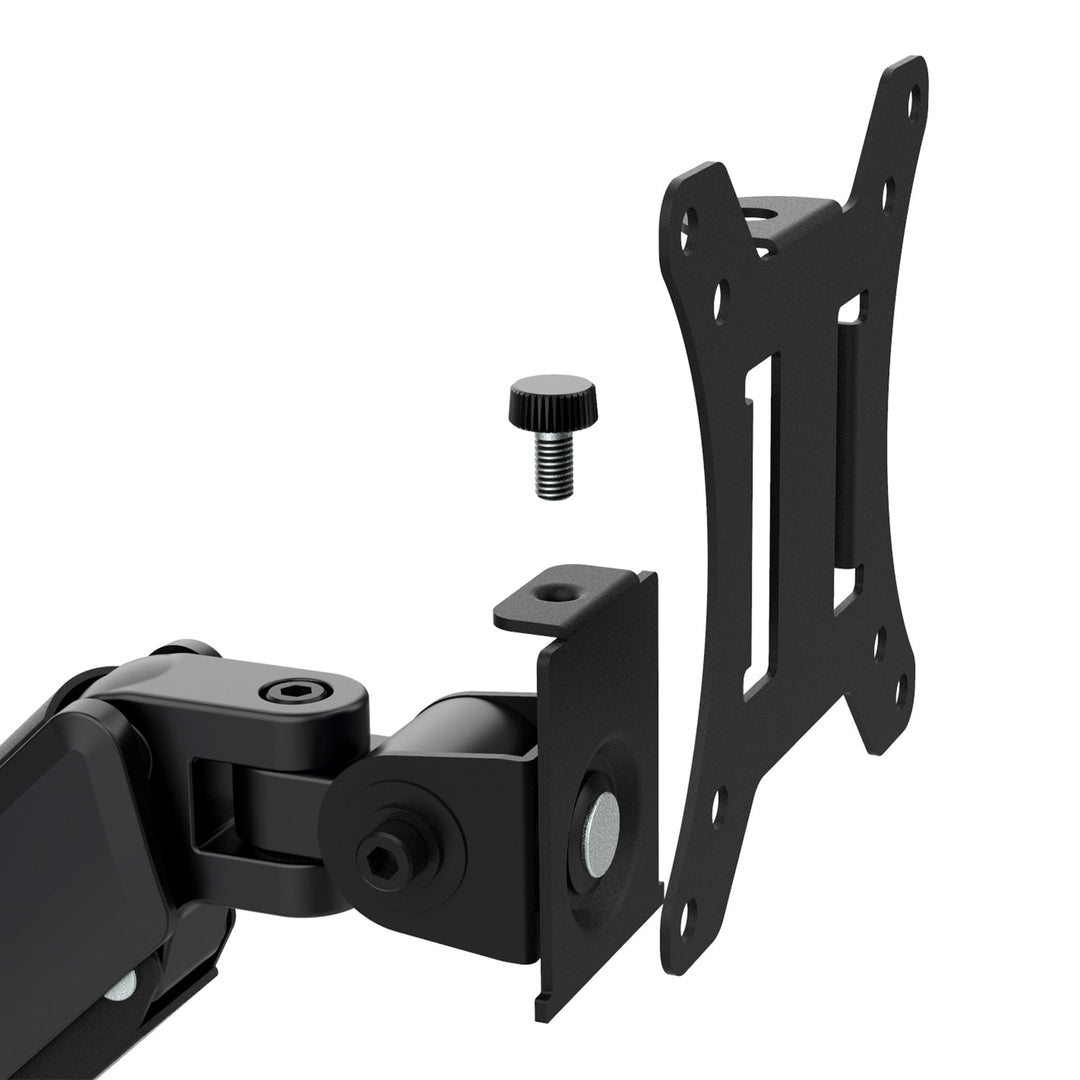 Maclean monitor mount, gas spring, 17"-32", 2-10kg, black, MC-135