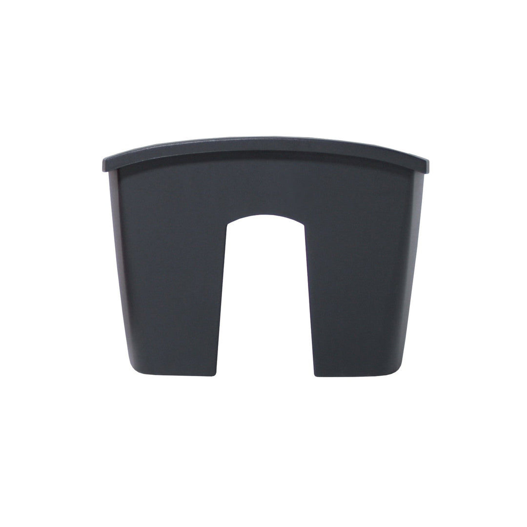 Balcony flower pot for balustrade DCRO600 - Anthracite, capacity 18L, 10 pieces
