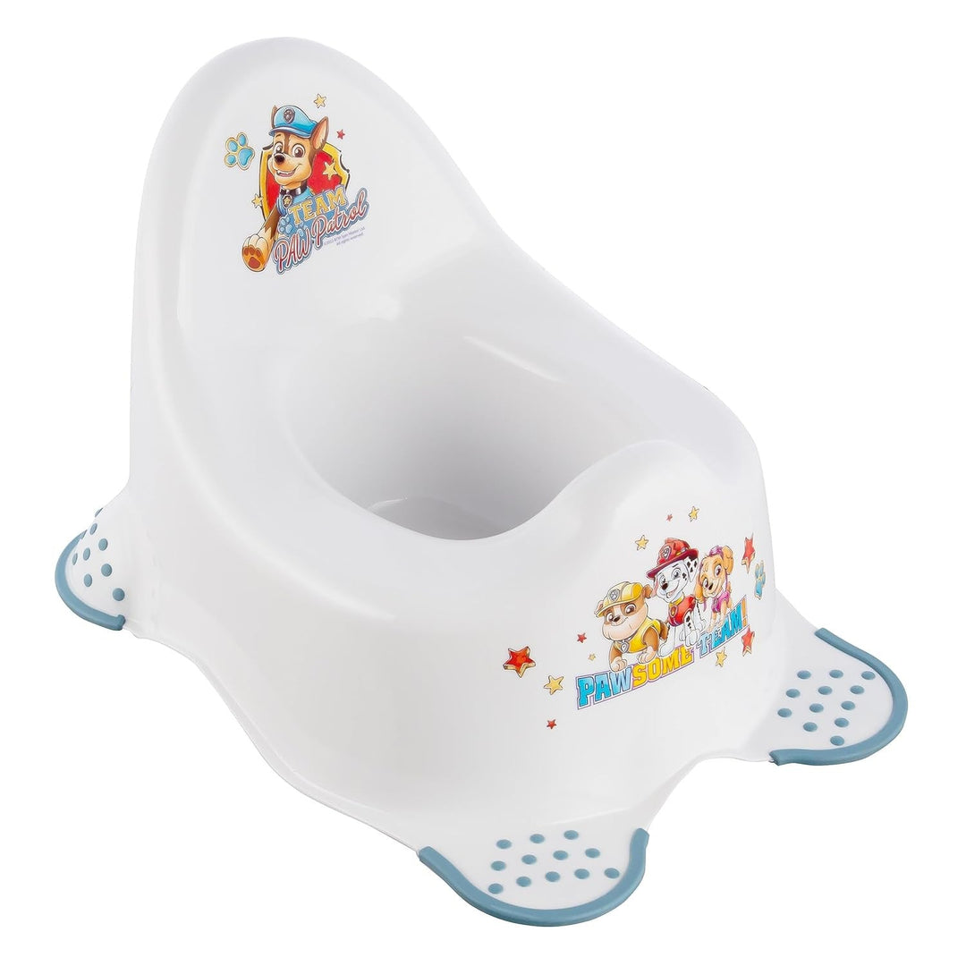 Psi Patrol non-slip toilet seat pad - Paw Patrol+ Psi Patrol non-slip nightstand, White, Max 15kg
