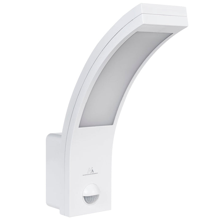 Maclean motion sensor LED lamp, PIR motion sensor, white, 10W, IP54, 750lm, neutral white (4000K) MCE244 W. 2 Pices