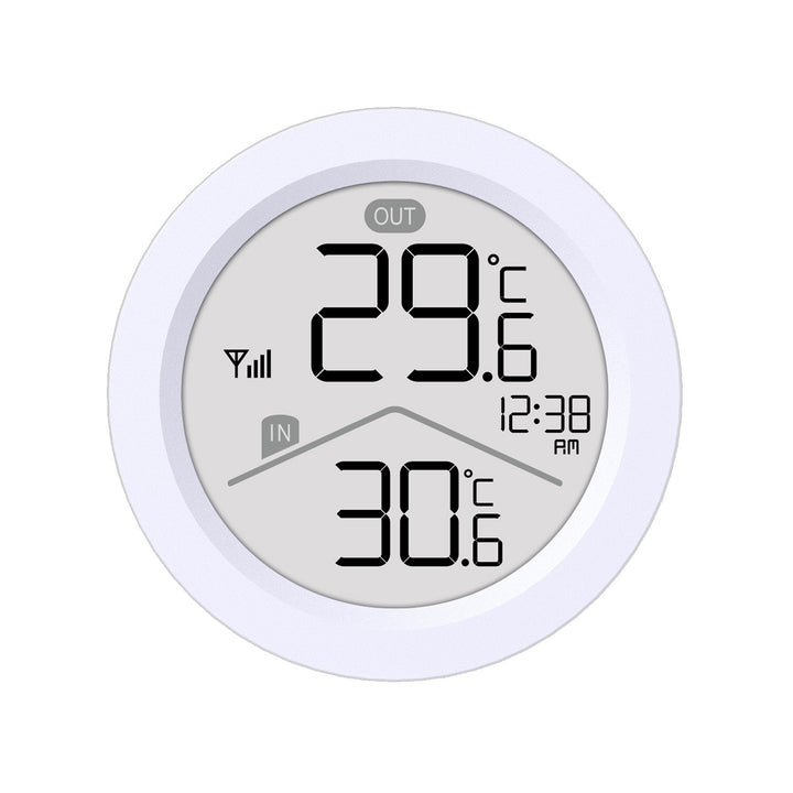 GreenBlue wireless weather station, IN/OUT temperature, clock, °C/°F selectable, range up to 60 m, GB162