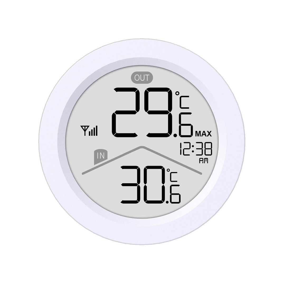GreenBlue wireless weather station, IN/OUT temperature, clock, °C/°F selectable, range up to 60 m, GB162