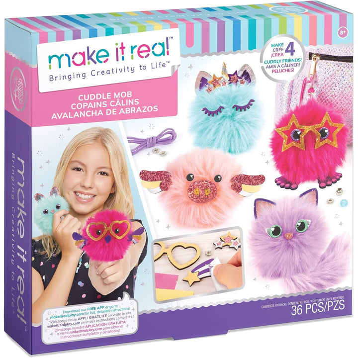 Make it Real Keychain Making Kit - Fluffy Friend