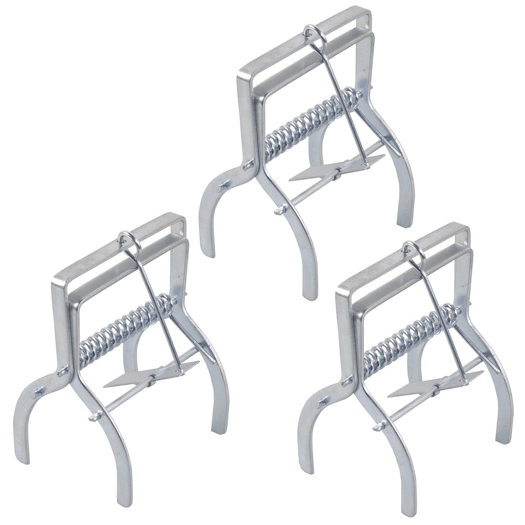 Greenmill metal pest trap, galvanized steel, 9cm wide, GR5103, 3 pieces