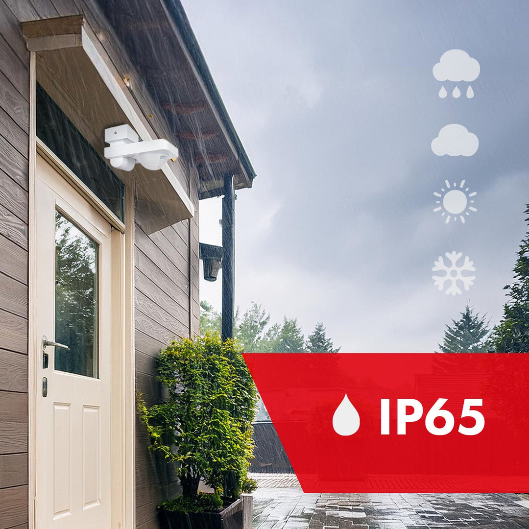 Maclean PIR motion sensor, infrared, IP65, max 2000W, MCE243, 2 pieces