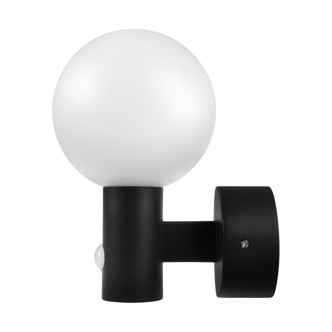 Maclean motion sensor LED lamp, PIR motion sensor, black, 15W, IP65, 1600lm, neutral white (4000K) MCE515 B, 2 pieces