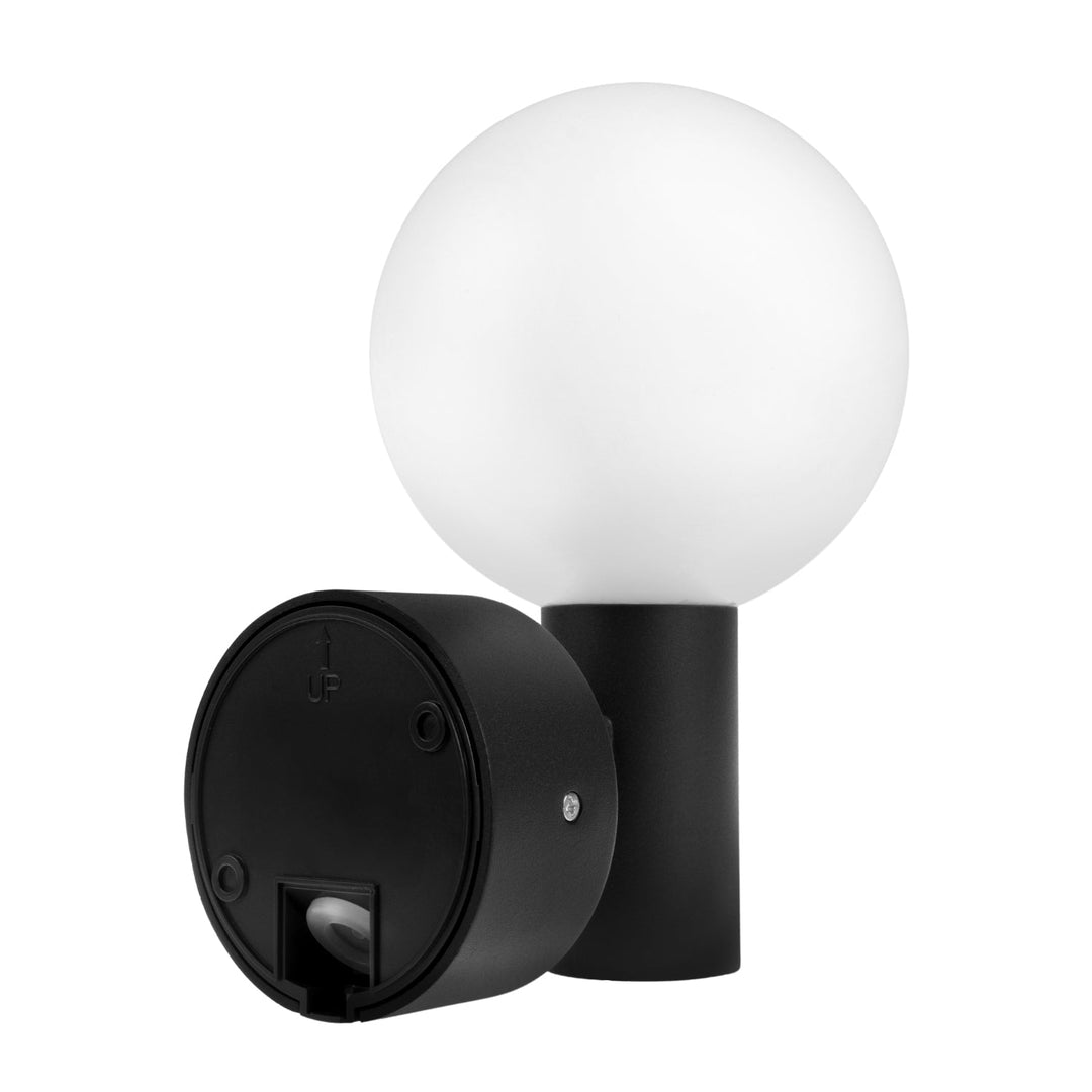 Maclean motion sensor LED lamp, PIR motion sensor, black, 15W, IP65, 1600lm, neutral white (4000K) MCE515 B, 2 pieces