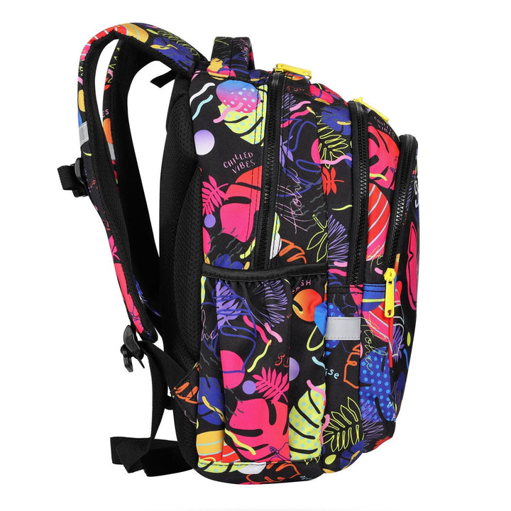 Coolpack Jerry DISNEY STITCH 19 L school backpack black + CoolPack three-compartment pencil case with accessories JUMPER 3 STITCH