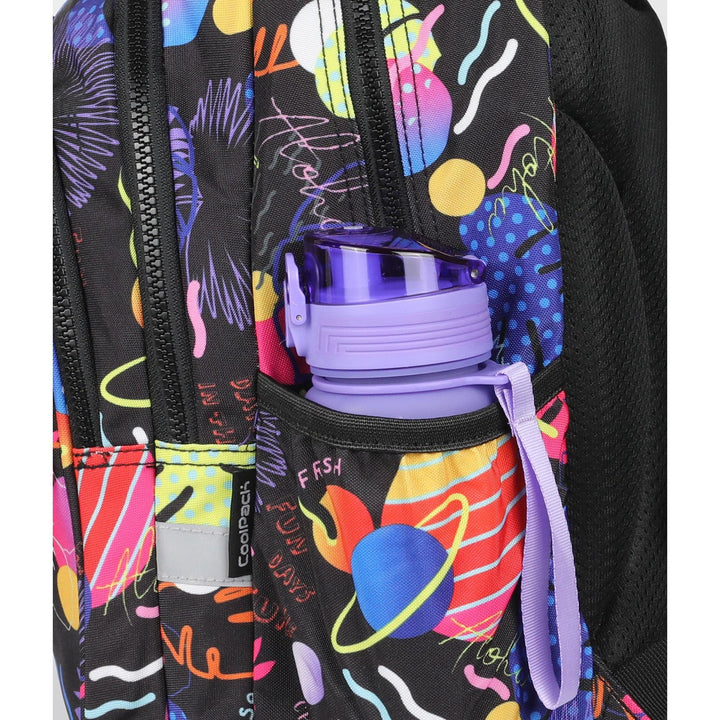 Coolpack Jerry DISNEY STITCH 19 L school backpack black + CoolPack Campus Disney Stitch oval school pencil case F062886