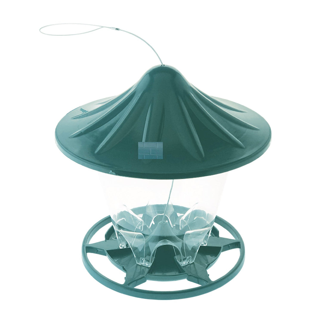 Greenmill GR2027 plastic canopy feeder, green, height 23.5 cm