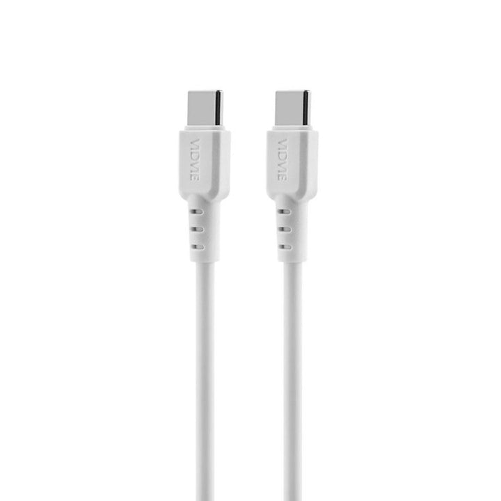 VIDVIE mains charger, 3A, 65W, 2x USB-C, 1x USB, USB-C/USB-C cable, PLE262