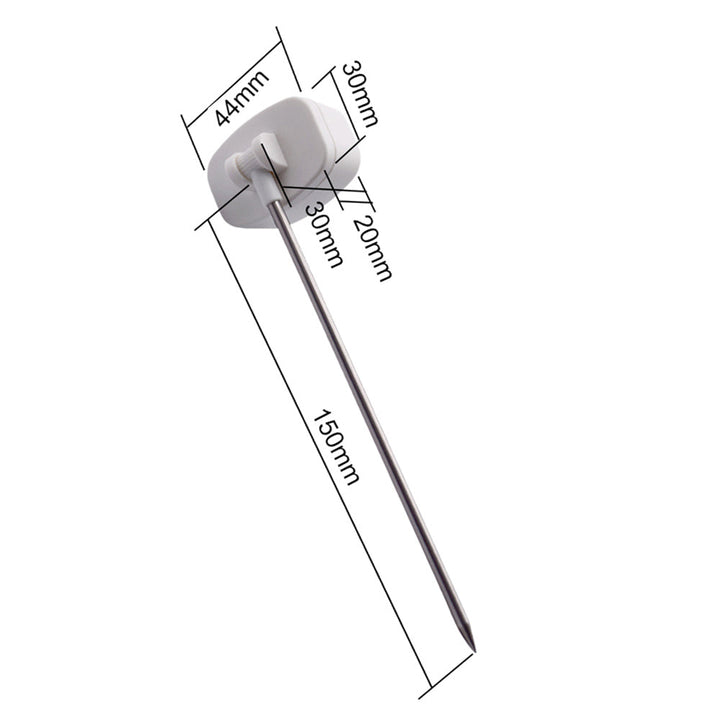 Food thermometer/probe, GreenBlue, probe length 15 cm, temperature range -50°C to +300°C., accuracy 0.1°C., GB382, 3 pcs.