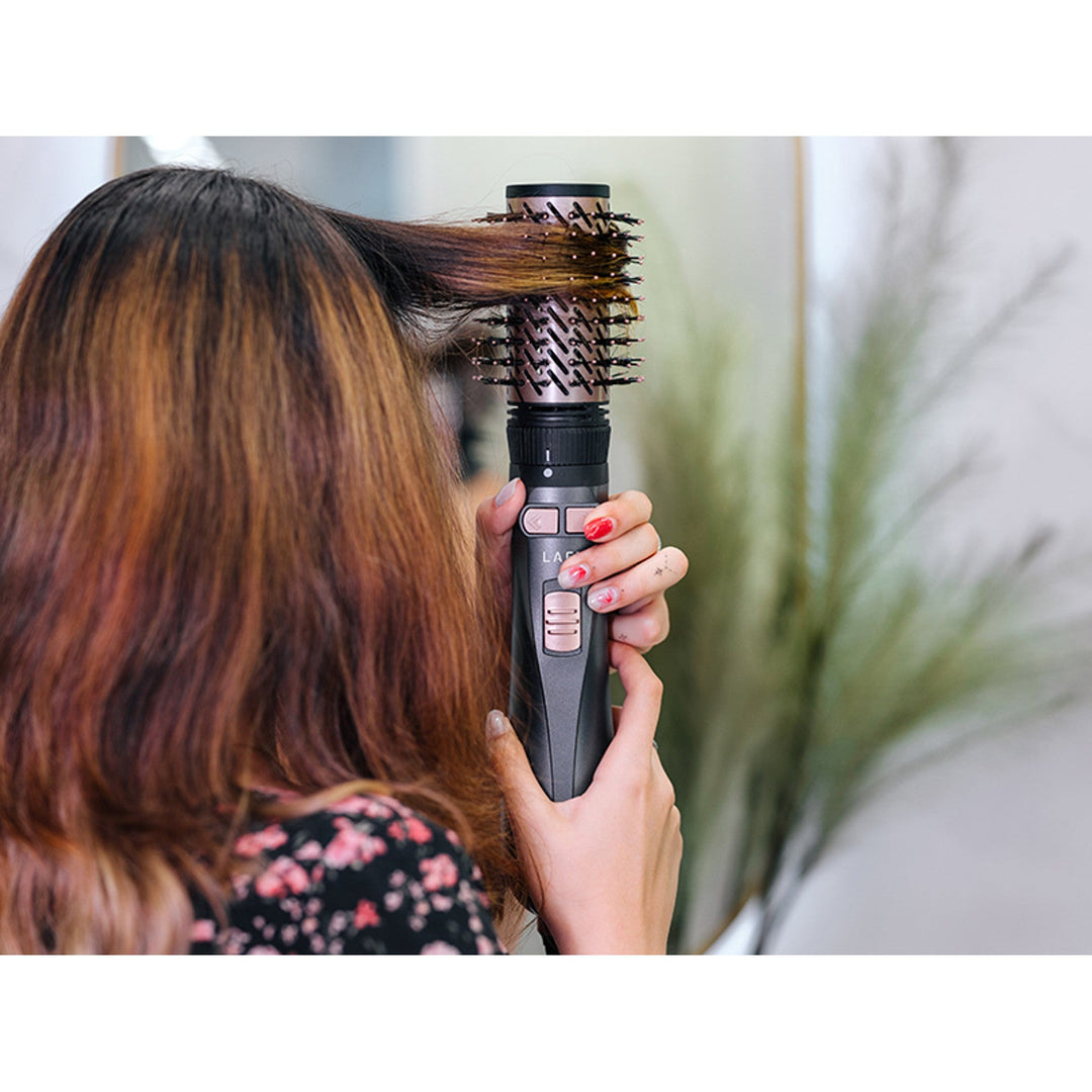 LAFE rotary curling-drying iron, 2 speeds, 3 temperature levels, ionization, 1200W, Sleek and Shine Style