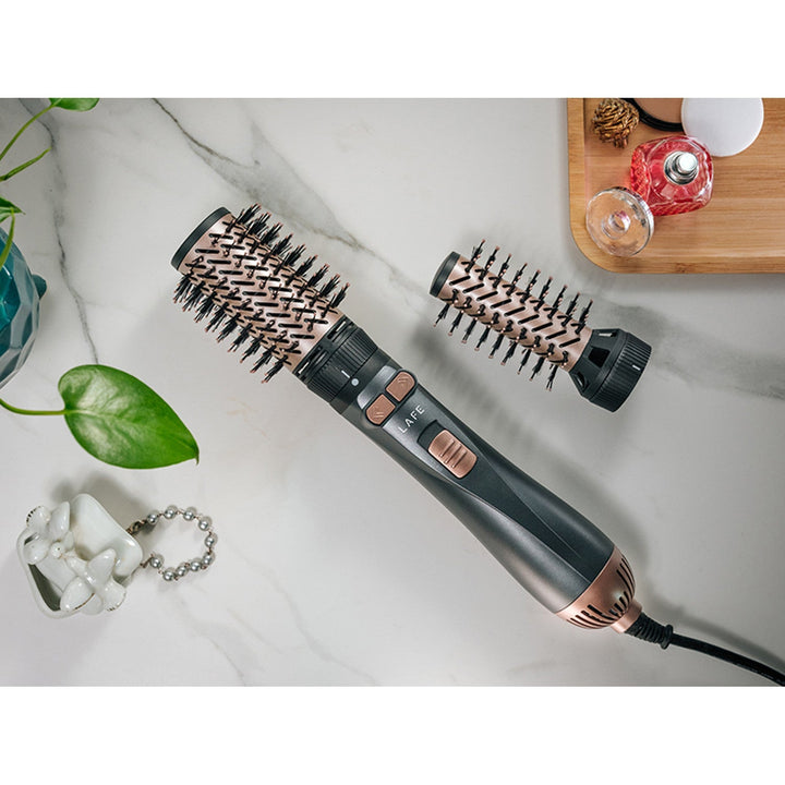 LAFE rotary curling-drying iron, 2 speeds, 3 temperature levels, ionization, 1200W, Sleek and Shine Style