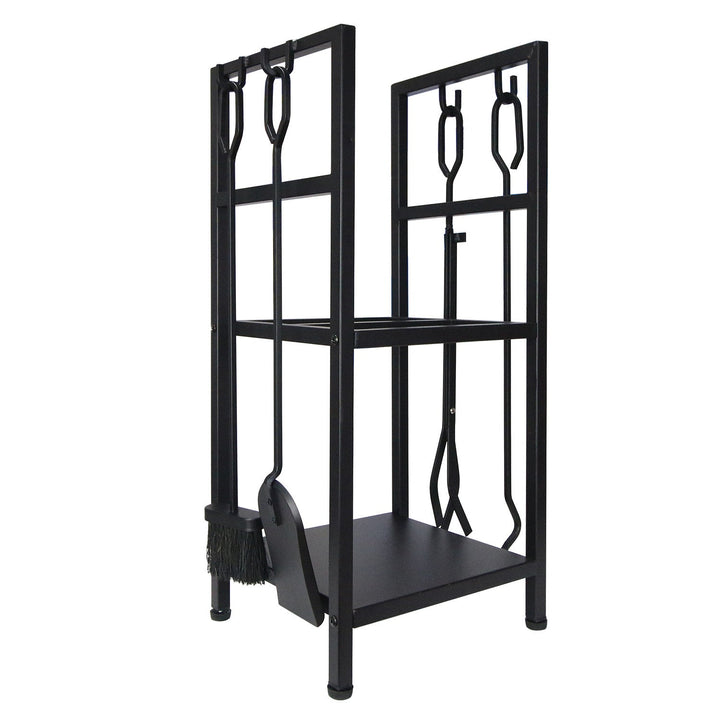 Adler metal wood rack, with tools, metal, black, AD 6815