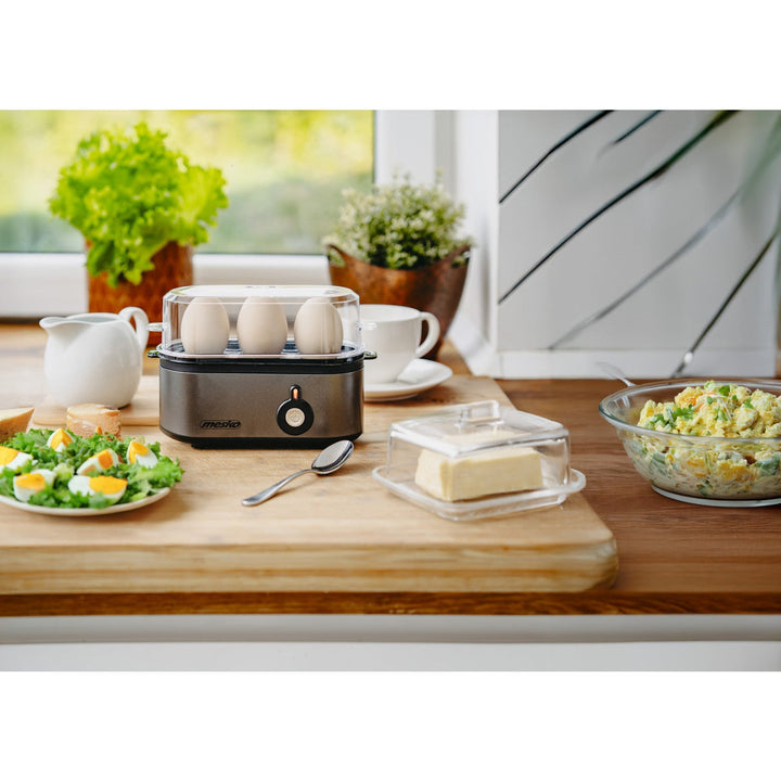 Mesko 3 egg cooker, 210W power, selectable cooking degree, indicator light, MS 4485