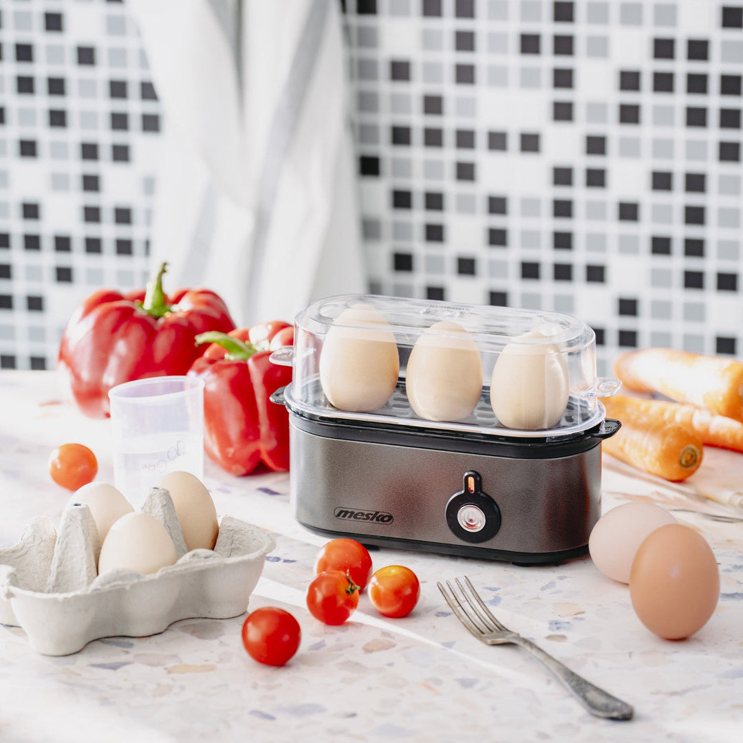 Mesko 3 egg cooker, 210W power, selectable cooking degree, indicator light, MS 4485