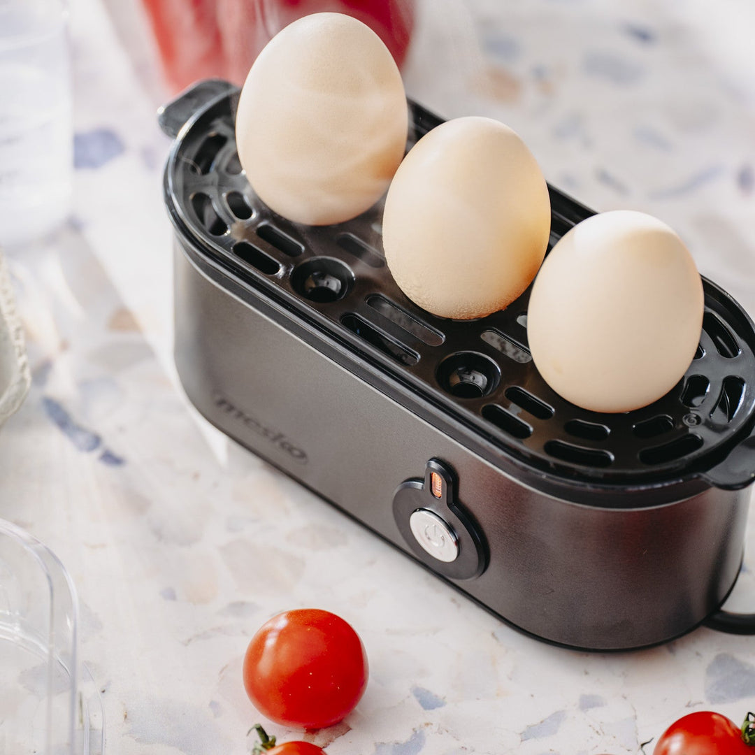 Mesko 3 egg cooker, 210W power, selectable cooking degree, indicator light, MS 4485