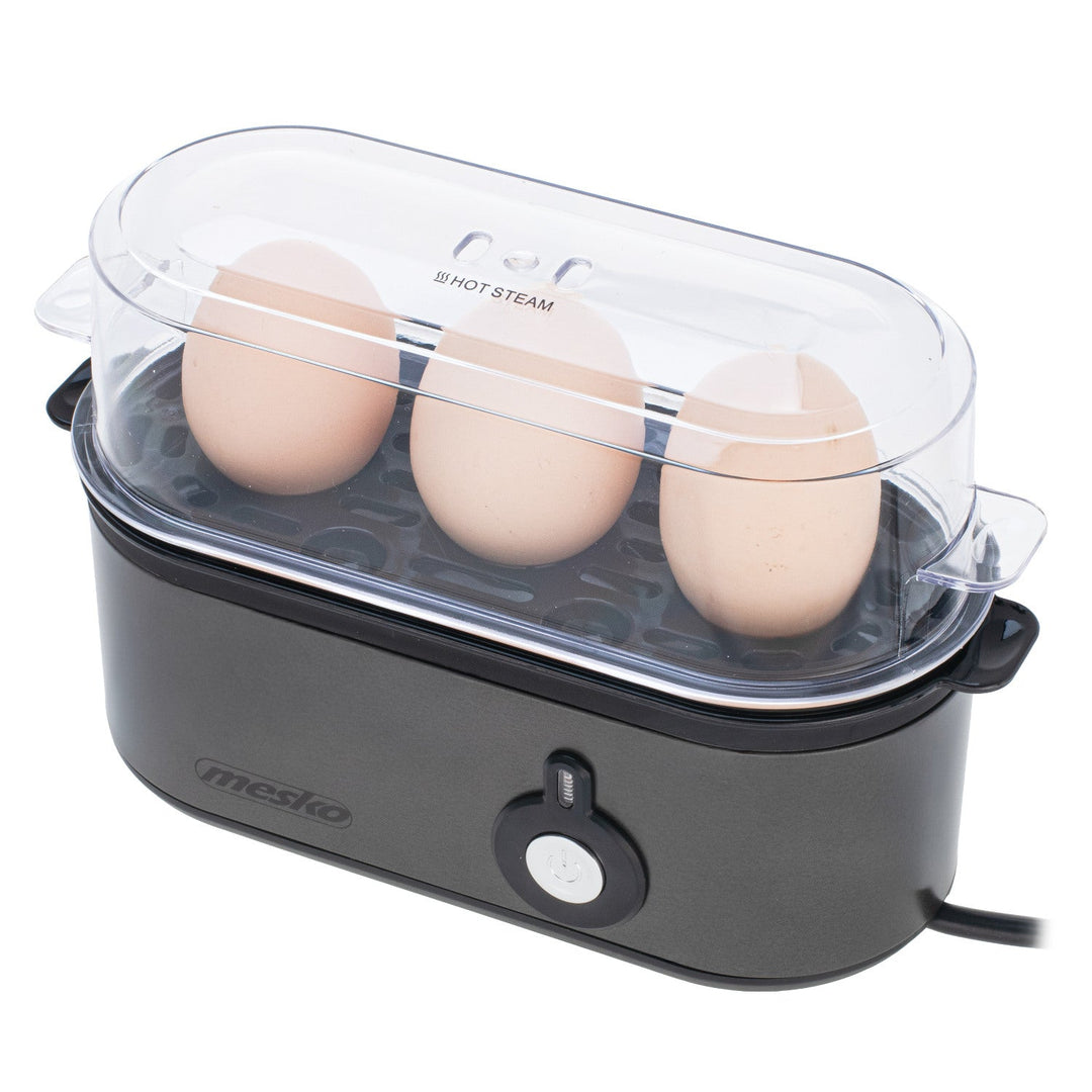 Mesko 3 egg cooker, 210W power, selectable cooking degree, indicator light, MS 4485