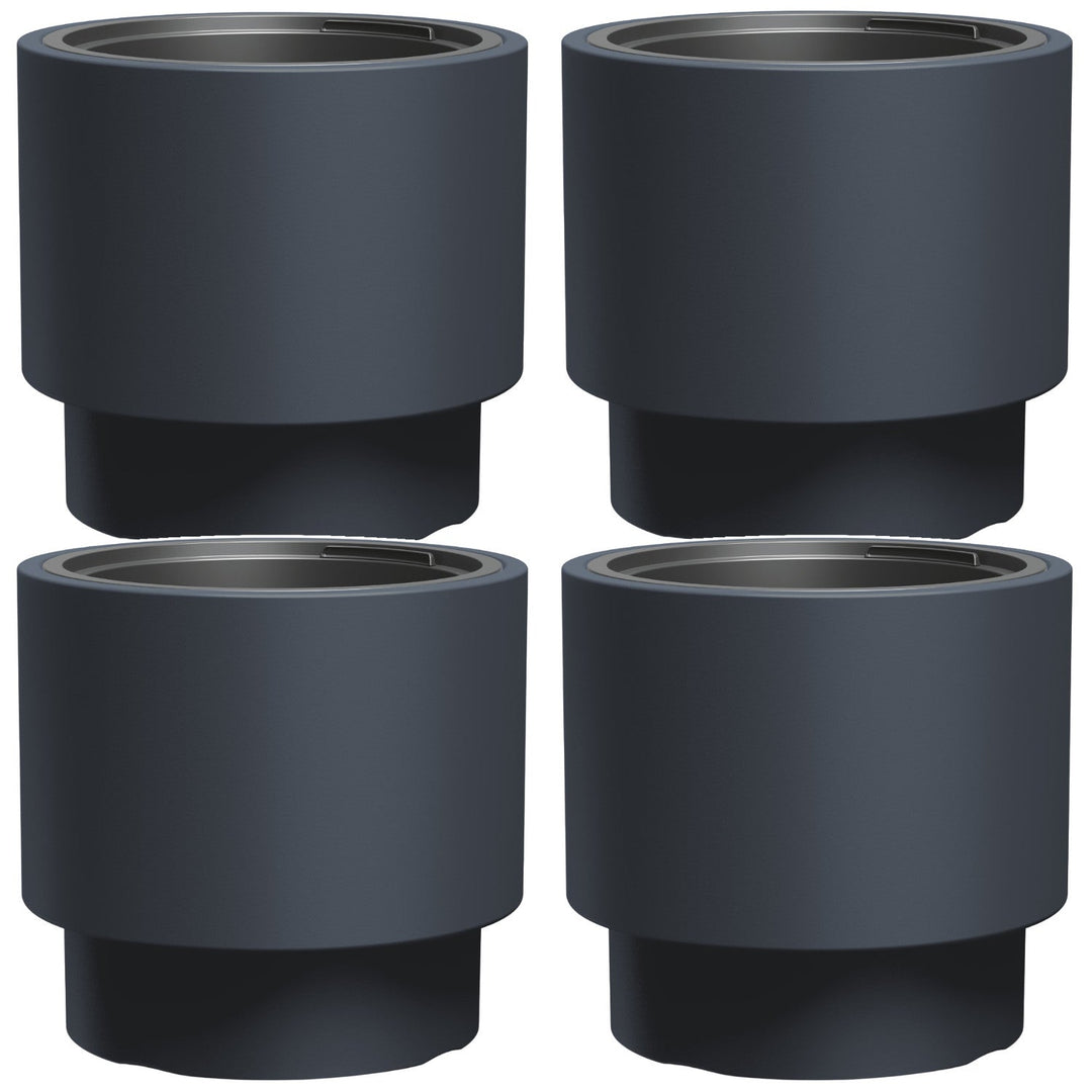 HEOS frost-proof pot, anthracite, capacity 40L, with 20L insert, DBHEN400-S433, 4 pieces