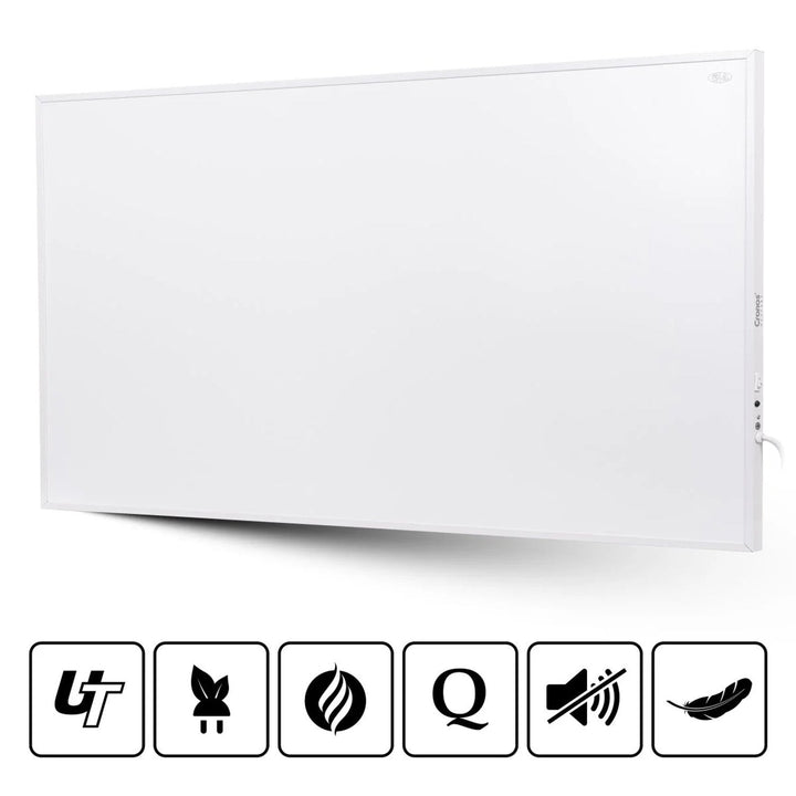 Cronos infrared heater, 1000W, matte surface, ultra-thin, Carbon P1000