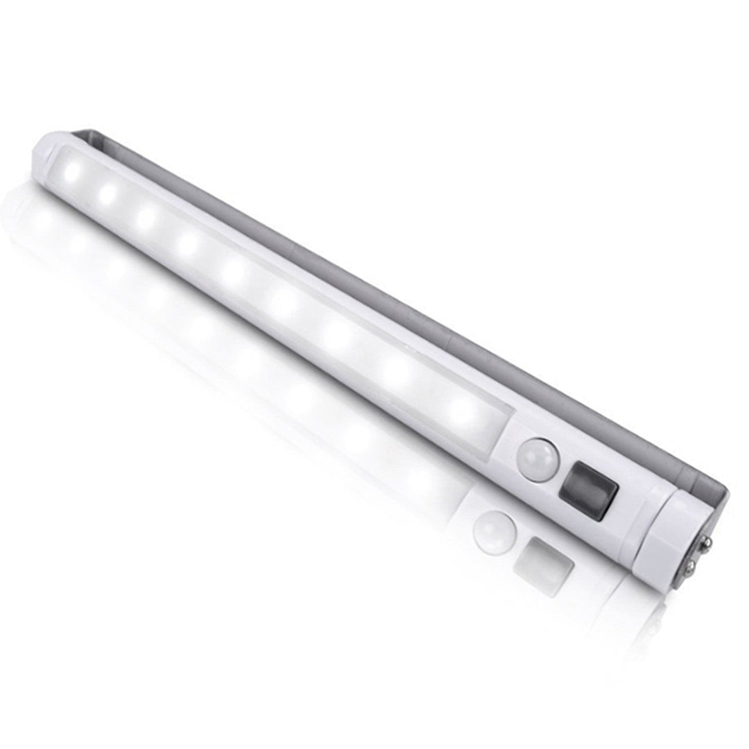 Maclean LED kitchen lamp, under-cabinet 9 SMD, battery operated, PIR sensor on/off, MCE166 + 3x Varta Industrial LR6/AA R-06 batteries