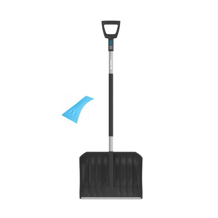 Cellfast snow shovel, deep head 150mm, length 144 cm, Energo 40-011 + glass scraper