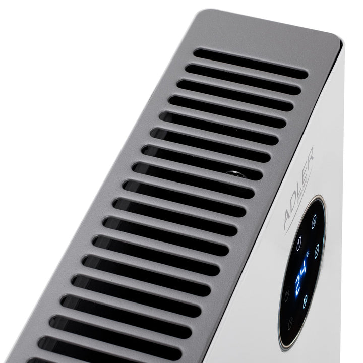 Adler convector heater, LED display, remote control, 3 heating levels, thermostat, max 2000W, AD 7752