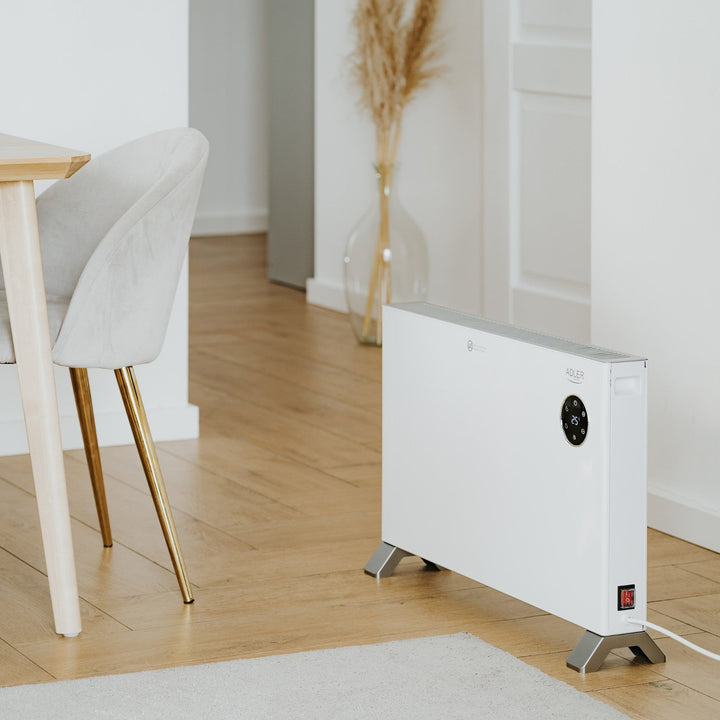Adler convector heater, LED display, remote control, 3 heating levels, thermostat, max 2000W, AD 7752